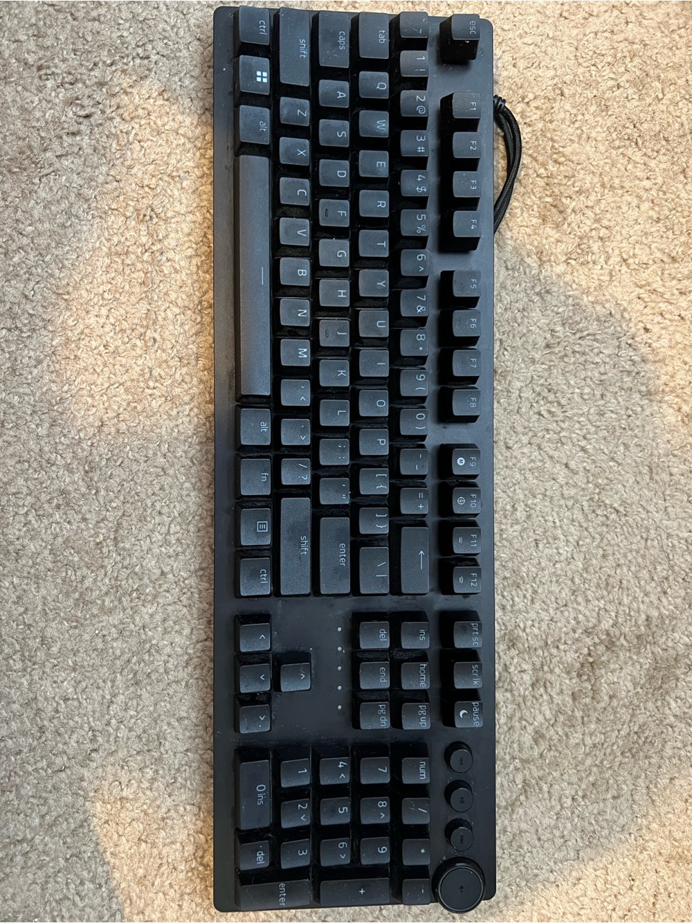 RGB Razer Keyboard, Mouse, and Mouse Pad